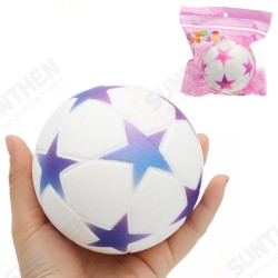 Star Football Squishy 9.5cm Slow Rising With Packaging Collection Gift Soft Toy Star Football Squishy 9.5cm Slow Rising With Packaging Collection Gift Soft Toy