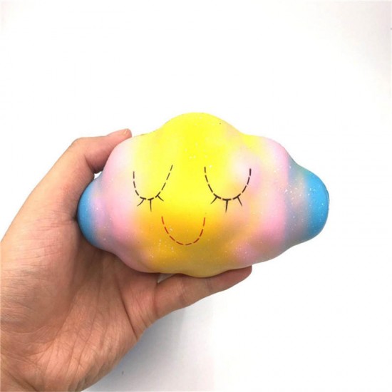 Starry Sky Colored Clouds Squishy Toy Kids Phone Straps Decor Slow Rising Soft Squeeze Accessories
