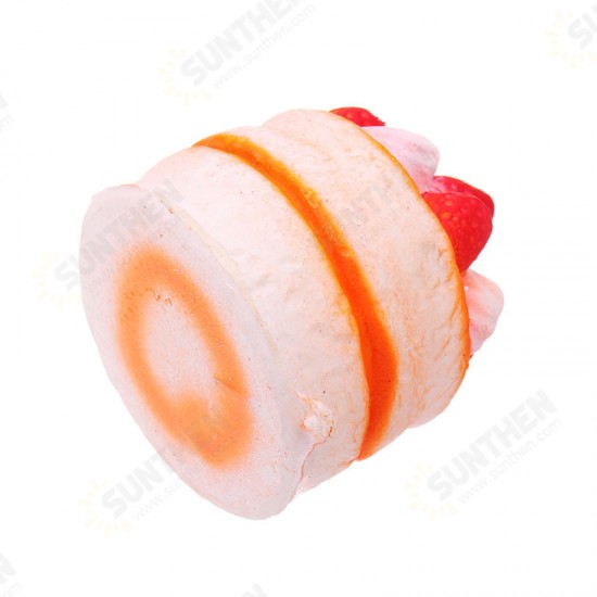 Strawberry Cake Squishy 5.5* 7cm Slow Rising Decompression Gift Soft Toy