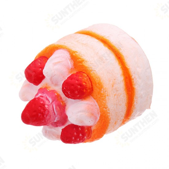 Strawberry Cake Squishy 5.5* 7cm Slow Rising Decompression Gift Soft Toy