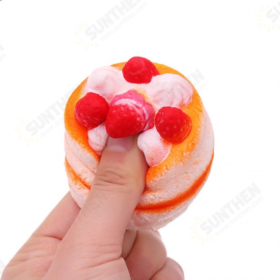 Strawberry Cake Squishy 5.5* 7cm Slow Rising Decompression Gift Soft Toy