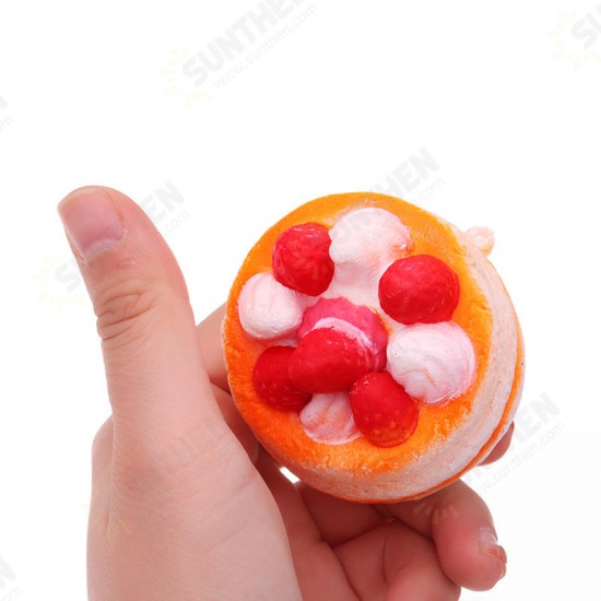 Strawberry Cake Squishy 5.5* 7cm Slow Rising Decompression Gift Soft Toy