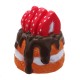 Strawberry Chocolate Cake Squishy 11*11*14 CM Slow Rising Collection Gift Soft Toy