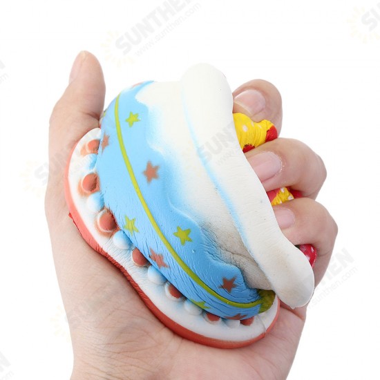 Strawberry Cream Cake Squishy 8*8CM Jumbo Slow Rising Rebound Toys With Packaging Gift Collection