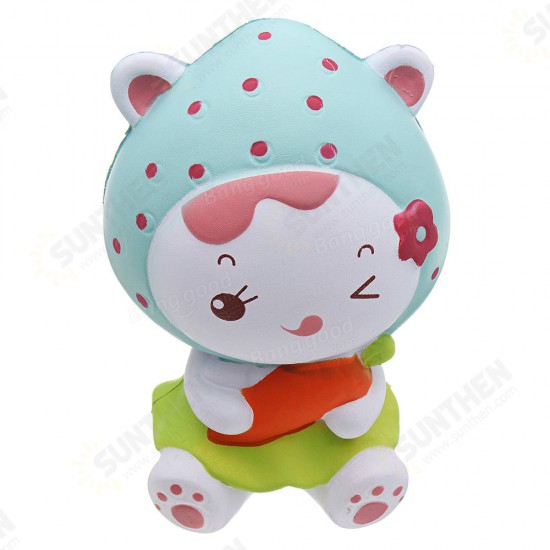 Strawberry Girl Squishy 12CM Slow Rising With Packaging Collection Gift Soft Toy Strawberry Girl Squishy 12CM Slow Rising With Packaging Collection Gift Soft Toy