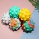 Stress Relief Pops 3D Silicone Decompression Vent Rainbow Push Bubble Ball Fidget Toy