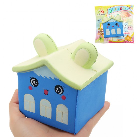 Sunny Squishy Bear House 8*11*8.5cm Slow Rising With Packaging Collection Gift Soft Toy