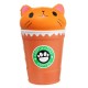 Sunny Squishy Cat Coffee Cup 13.5*8.5CM Slow Rising Soft Animal Toy Gift With Packing