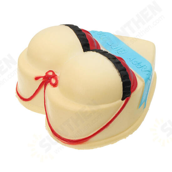 Swimsuit Love Cake Squishy 10*5*11cm Slow Rising With Packaging Collection Gift Soft Toy