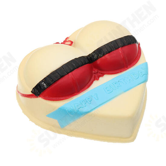 Swimsuit Love Cake Squishy 10*5*11cm Slow Rising With Packaging Collection Gift Soft Toy