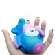 12CM Cute Galaxy Airplane Plane Squishy Slow Rising Squeeze Toy Kids Gift With Packaging