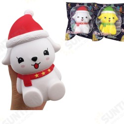 Christmas Dog Squishy 12*5CM Licensed Slow Rising With Packaging Christmas Dog Squishy 12*5CM Licensed Slow Rising With Packaging
