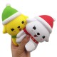 Christmas Dog Squishy 12*5CM Licensed Slow Rising With Packaging
