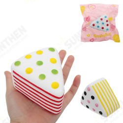 Triangle Cake Squishy 9*6*7.6CM Slow Rising With Packaging Collection Gift Soft Toy Triangle Cake Squishy 9*6*7.6CM Slow Rising With Packaging Collection Gift Soft Toy