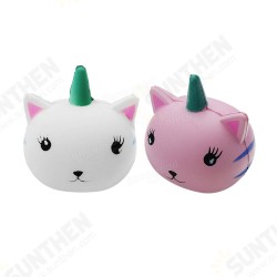 Unicorn Cat Squishy 7.1*6.2CM Slow Rising Soft Collection Gift Decor Toy Unicorn Cat Squishy 7.1*6.2CM Slow Rising Soft Collection Gift Decor Toy