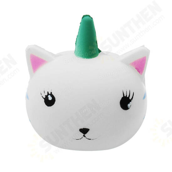 Unicorn Cat Squishy 7.1*6.2CM Slow Rising Soft Collection Gift Decor Toy