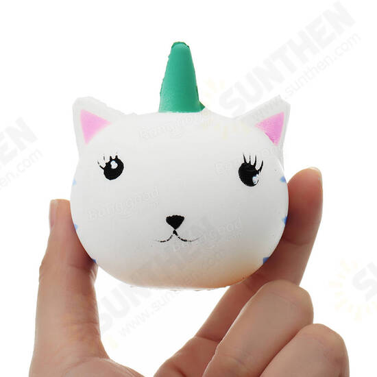 Unicorn Cat Squishy 7.1*6.2CM Slow Rising Soft Collection Gift Decor Toy Unicorn Cat Squishy 7.1*6.2CM Slow Rising Soft Collection Gift Decor Toy