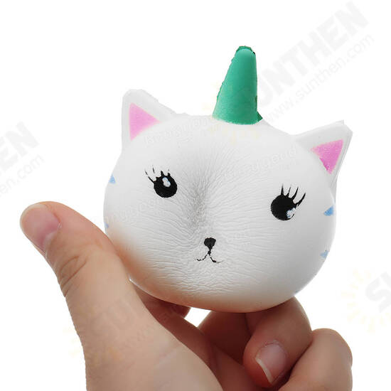 Unicorn Cat Squishy 7.1*6.2CM Slow Rising Soft Collection Gift Decor Toy Unicorn Cat Squishy 7.1*6.2CM Slow Rising Soft Collection Gift Decor Toy
