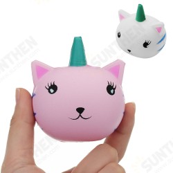 Unicorn Cat Squishy 7.1*6.2CM Slow Rising Soft Collection Gift Decor Toy Unicorn Cat Squishy 7.1*6.2CM Slow Rising Soft Collection Gift Decor Toy