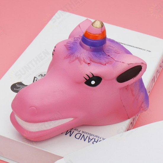 Unicorn Horse Head Squishy Toy 18*9*13CM Slow Rising Soft Gift Collection