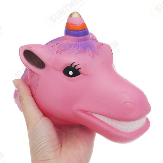 Unicorn Horse Head Squishy Toy 18*9*13CM Slow Rising Soft Gift Collection