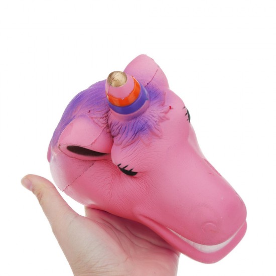 Unicorn Horse Head Squishy Toy 18*9*13CM Slow Rising Soft Gift Collection