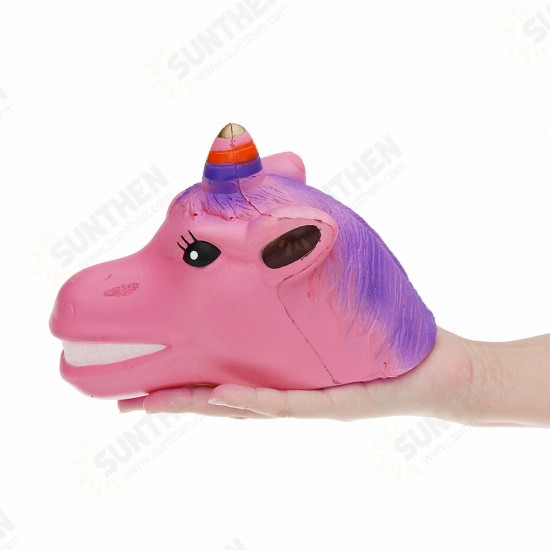 Unicorn Horse Head Squishy Toy 18*9*13CM Slow Rising Soft Gift Collection