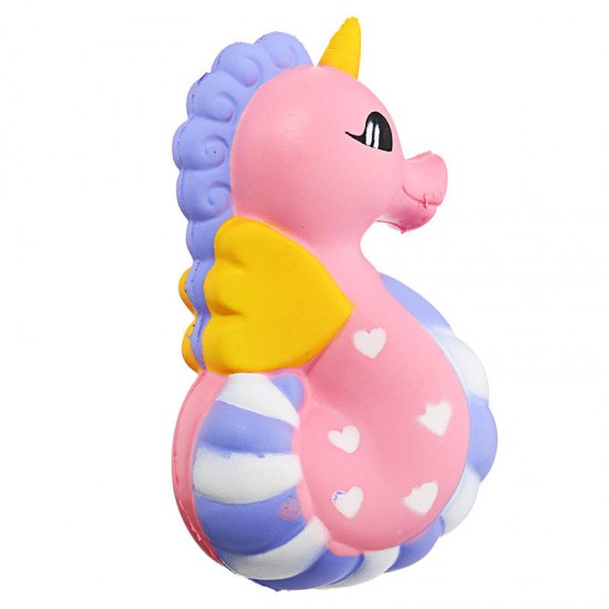 Unicorn Seahorse Squishy 15.5CM Slow Rising Soft Scented Cake Bread Key Chain Kids Toy