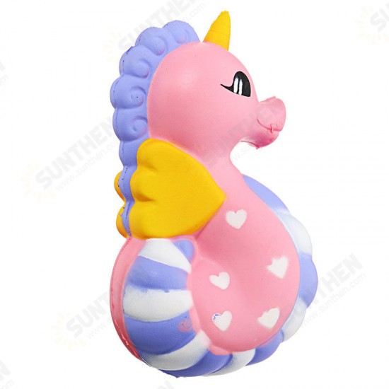 Unicorn Seahorse Squishy 15.5CM Slow Rising Soft Scented Cake Bread Key Chain Kids Toy