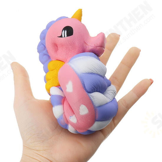 Unicorn Seahorse Squishy 15.5CM Slow Rising Soft Scented Cake Bread Key Chain Kids Toy