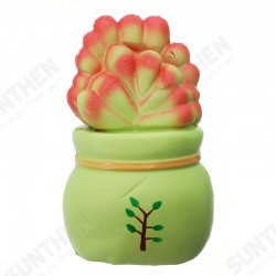 Licensed Slow Rising Squishy Potted Succulents Lucky Plant Home Decoration Stress release Toy 14cm Licensed Slow Rising Squishy Potted Succulents Lucky Plant Home Decoration Stress release Toy 14cm