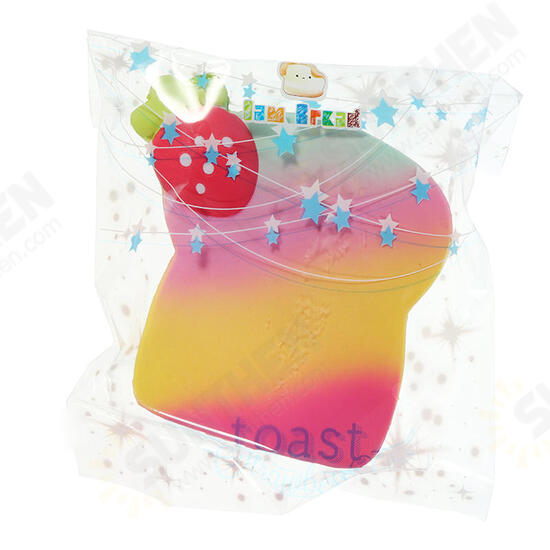 Squishy Marshmallow Toast Bread 10*12*4cm Slow Rising With Packaging Collection Gift Soft Toy