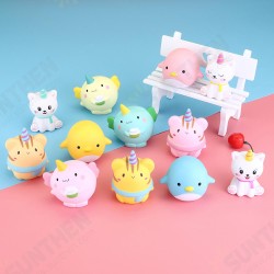 Squishy 3Pcs Kawaii Unicorn Animal Slow Rising Rebound Toys With Packaging Squishy 3Pcs Kawaii Unicorn Animal Slow Rising Rebound Toys With Packaging
