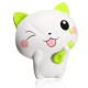 Squishy Cat 13cm Slow Rising Collection Gift Cute Decor Soft Toy Blue and Green