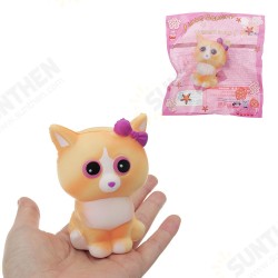 Yellow Cat Squishy 10*6CM Slow Rising With Packaging Collection Gift Soft Toy Yellow Cat Squishy 10*6CM Slow Rising With Packaging Collection Gift Soft Toy