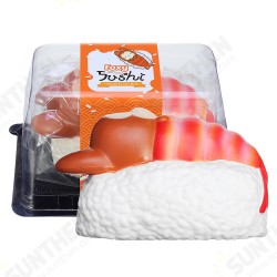 Squishy Foxy And Prawn Blanket Jumbo Sushi Toy Slow Rising With Packaging Box Squishy Foxy And Prawn Blanket Jumbo Sushi Toy Slow Rising With Packaging Box