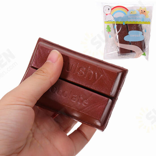 Squishy Chocolate 8cm Sweet Slow Rising With Packaging Collection Gift Decor Toy