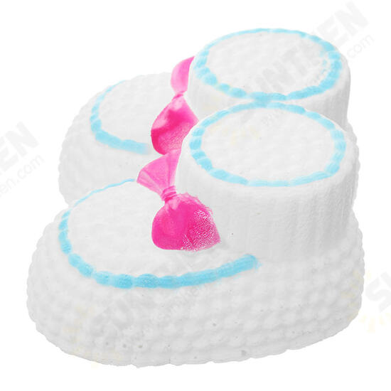 Squishy Snow Boots Cake 15cm Soft Slow Rising With Packaging Collection Gift Decor Toy