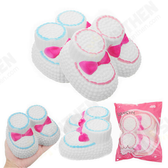 Squishy Snow Boots Cake 15cm Soft Slow Rising With Packaging Collection Gift Decor Toy