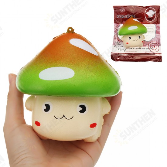 Wave Point Large Mushroom Squishy 11*11CM Slow Rising With Packaging Collection Gift Soft Toy