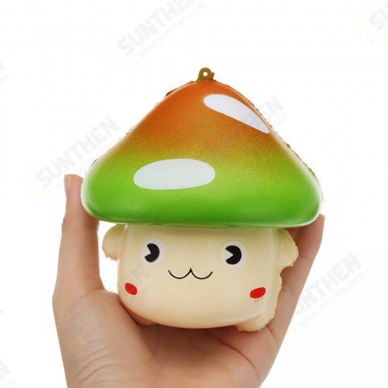 Wave Point Large Mushroom Squishy 11*11CM Slow Rising With Packaging Collection Gift Soft Toy