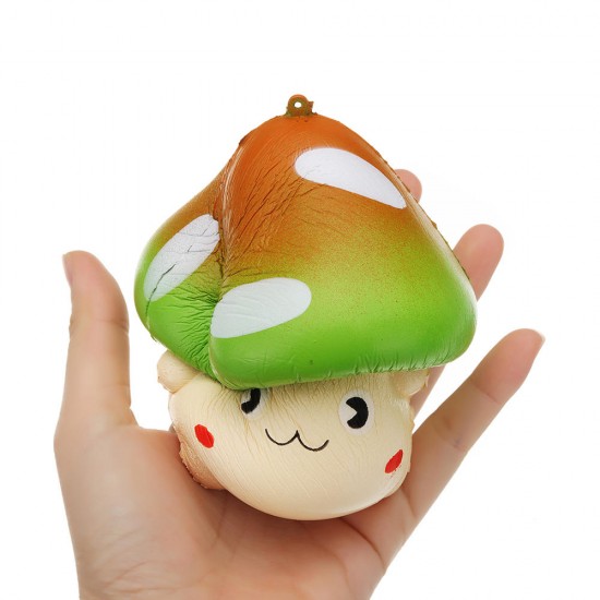 Wave Point Large Mushroom Squishy 11*11CM Slow Rising With Packaging Collection Gift Soft Toy