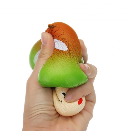 Wave Point Large Mushroom Squishy 11*11CM Slow Rising With Packaging Collection Gift Soft Toy