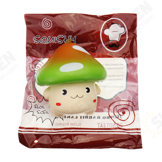 Wave Point Large Mushroom Squishy 11*11CM Slow Rising With Packaging Collection Gift Soft Toy