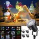 12Pattern Waterproof LED Moving Projector Stage Light Christmas Halloween Lamp