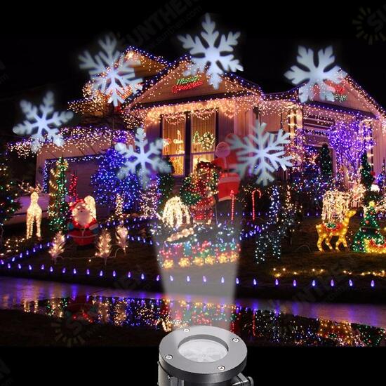 12Pattern Waterproof LED Moving Projector Stage Light Christmas Halloween Lamp