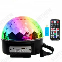 12W bluetooth Voice Control LED Magic Ball Stage Lamp Colorful MP3 Disco with Remote Controller 12W bluetooth Voice Control LED Magic Ball Stage Lamp Colorful MP3 Disco with Remote Controller
