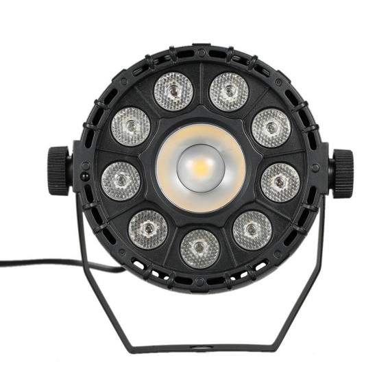 15W 10 LED Strobe Par Lamp RGB Yellow DMX Sound Remote Control Stage Light for DJ Party AC90-240V