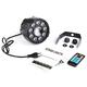 15W RGBW 10 LED Sound-activated Remote Control DMX Stage Strobe Light for Christmas Disco AC90-240V