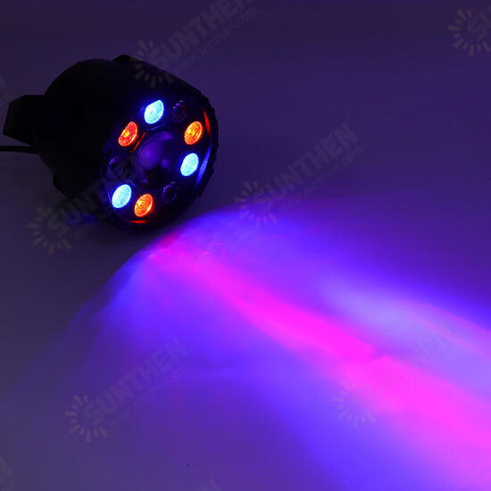 15W RGBW 10 LED Sound-activated Remote Control DMX Stage Strobe Light for Christmas Disco AC90-240V